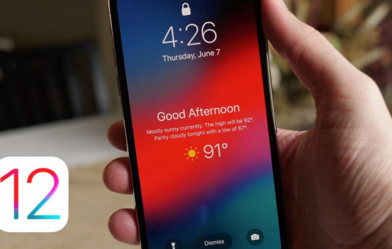 Как включить виджет погоды на заблокированном экране в iOS 12