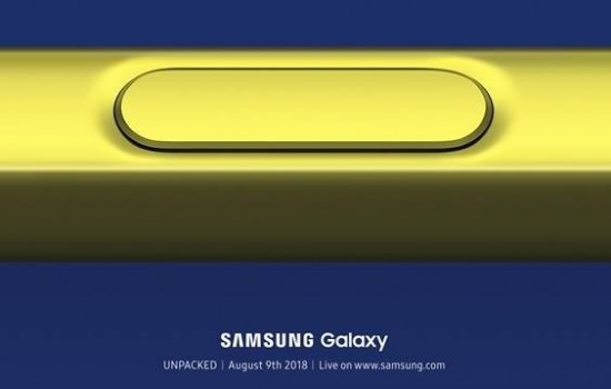 Galaxy Note 9 со стилусом-динамиком будет представлен 9 августа